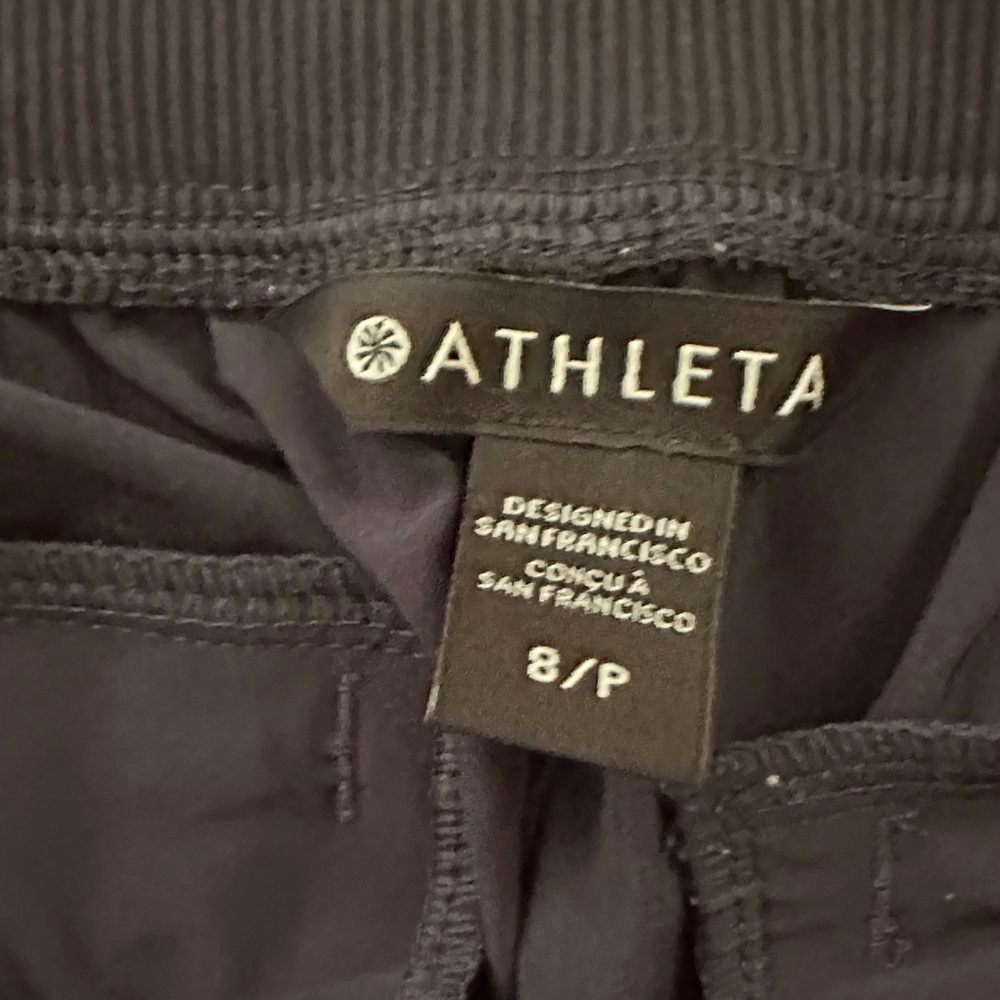 LAST CHANCE OFFER: Athleta Brooklyn Mid Rise Ankle Pant Dark Blue joggers - Picture 3 of 5